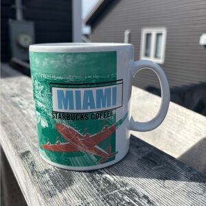 Starbucks Miami Mug Extra Large Mug Older rarer style destination mug